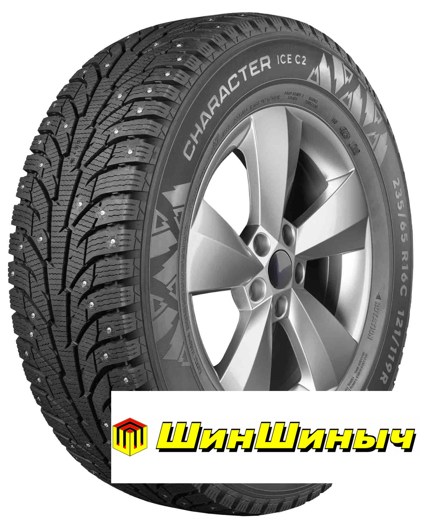 Ikon 215/65 r16c Character Ice C2 109/107R Шипы